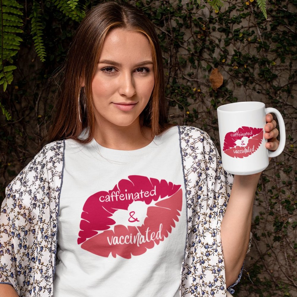 Woman's Covid 19 Coffee Lovers Quality Cotton Apparel